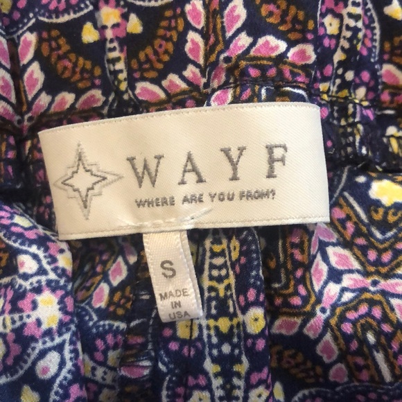 Wayf High Waisted Wide Leg Pants - Small - Picture 3 of 4